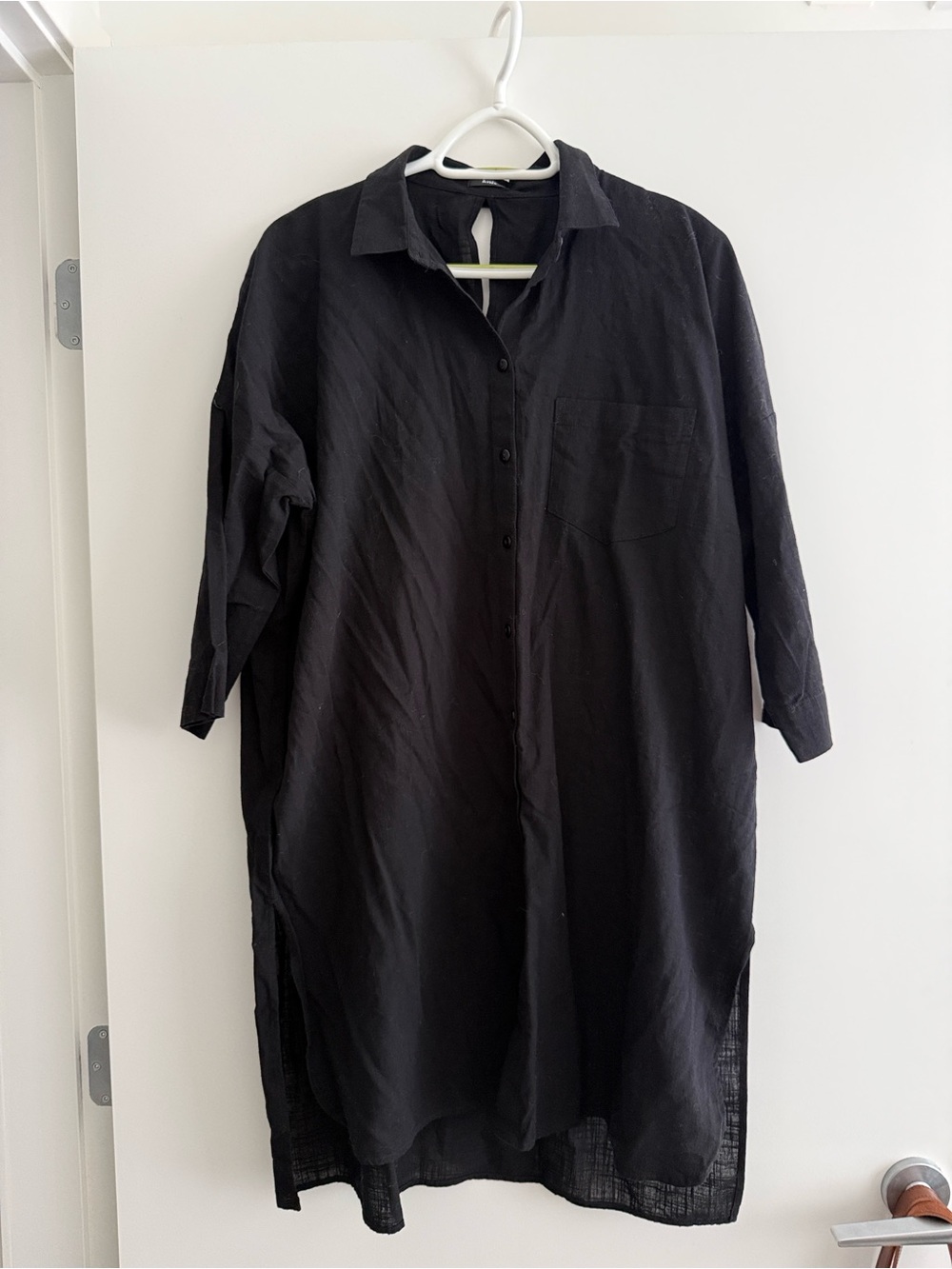 knix Black Lightweight Beach Shirt